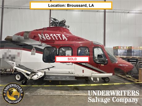 N811TA - 2011 AgustaWestland AW139 Philadelphia